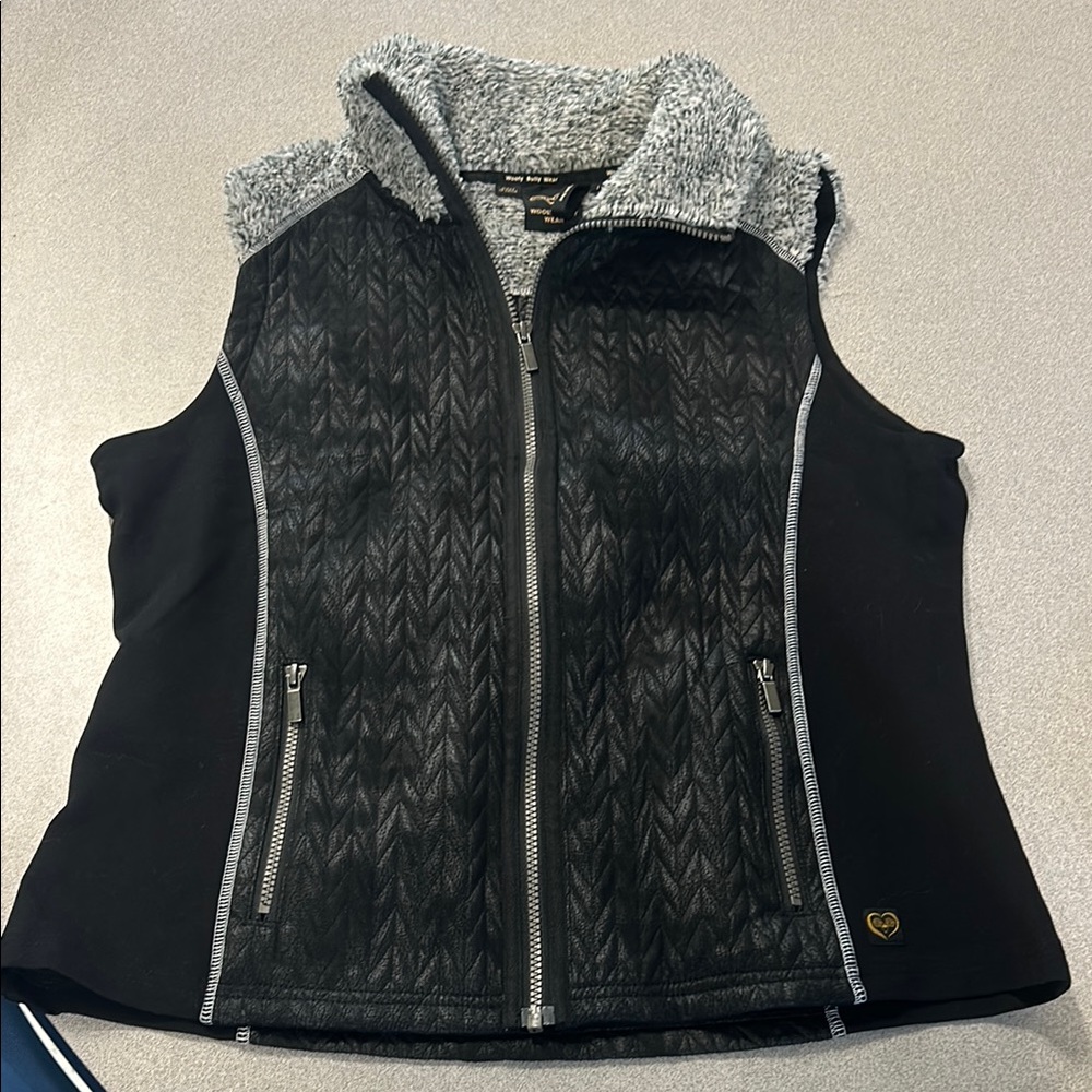 Black and Gray Vest brand new never worn, tags removed.